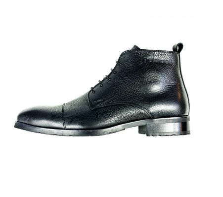 Botas hombre para moto y casual piel HELSTONS Heritage Noir