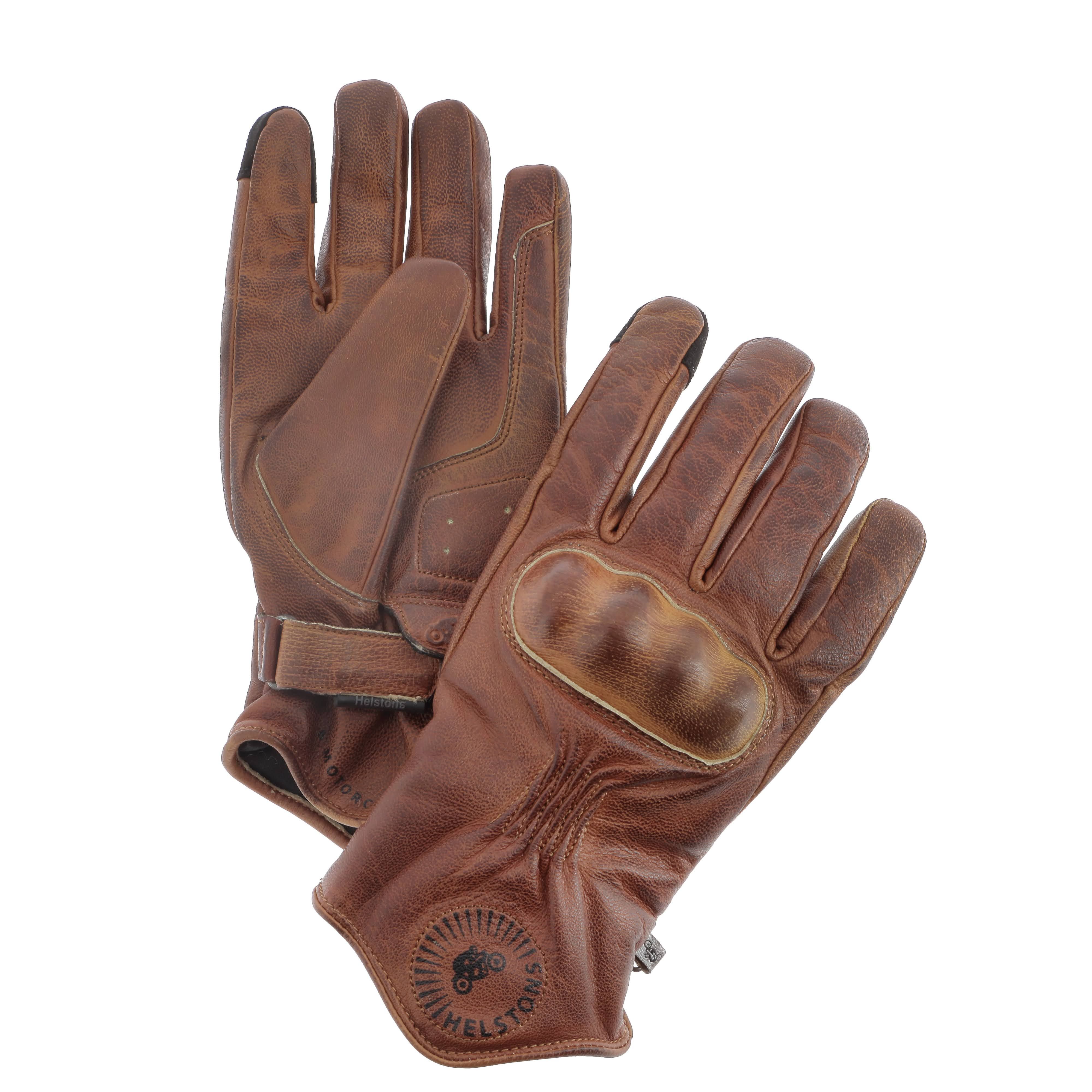 GUANTE MOTO INVIERNO SNOW CUERO BURNING DE HELSTONS PIEL MOTOS