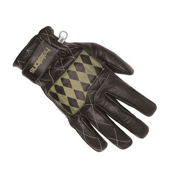 gants moto helstons diamond noir beige 1