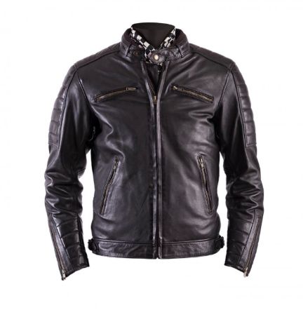 Chaqueta hombre HELSTONS Cruiser Cuir Rag Marrón