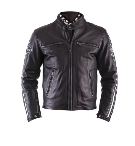 Chaqueta hombre HELSTONS Ace Cuir Plain Noir